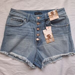 Sincerly Jules Women's Blue Denim Shorts